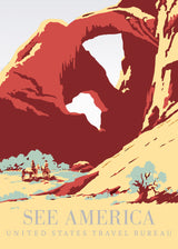 See America Poster Poster och Canvastavla