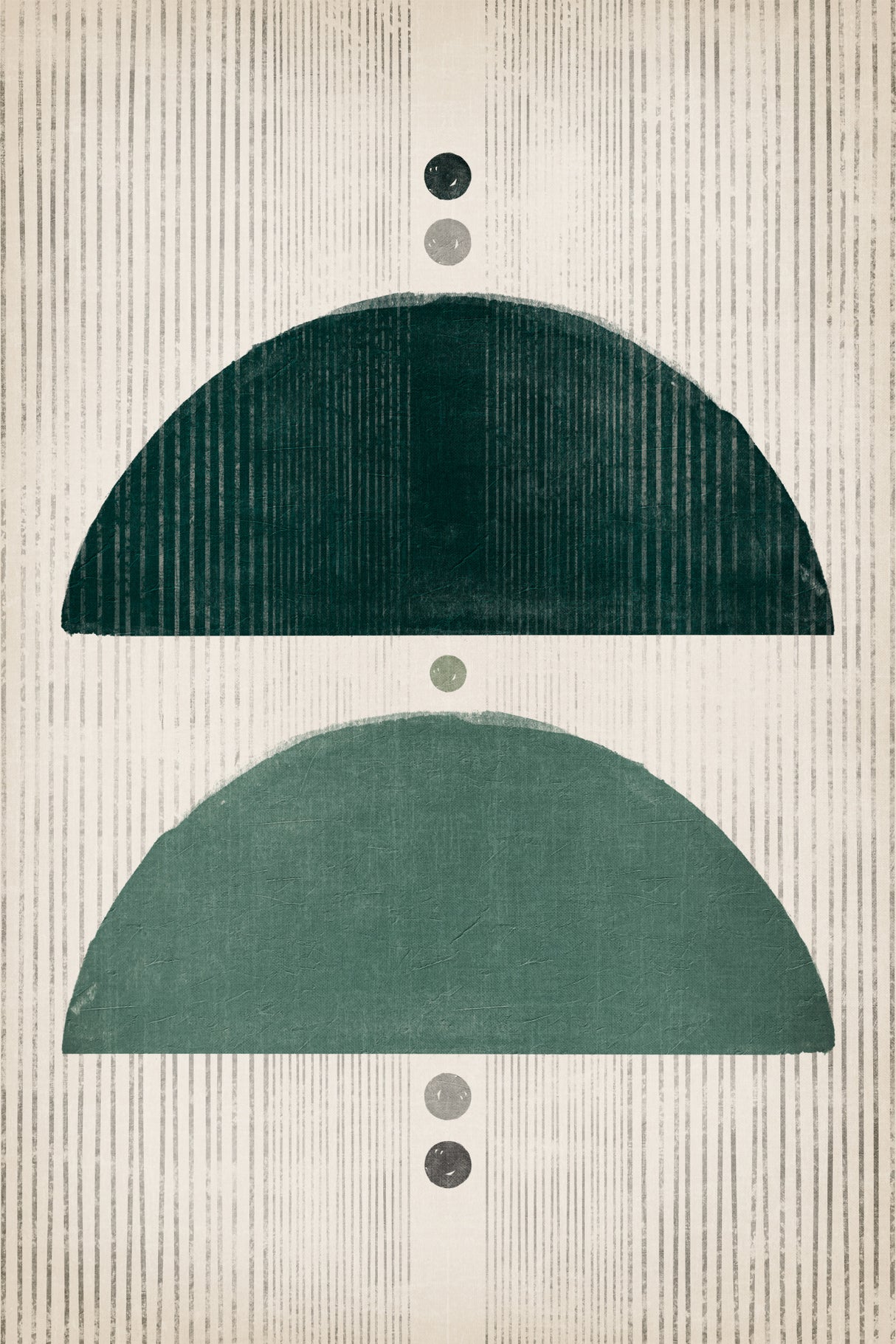 The Emerald Mushrooms Poster och Canvastavla