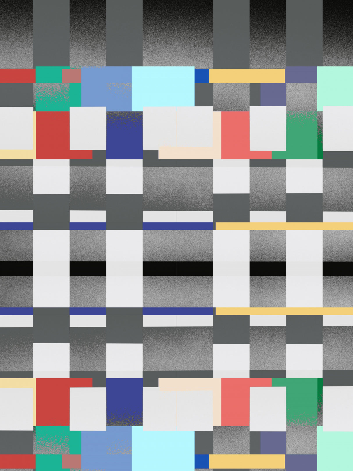 Glitch abstract artwork 04 Poster och Canvastavla