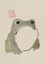 Grumpy Frog I Poster och Canvastavla
