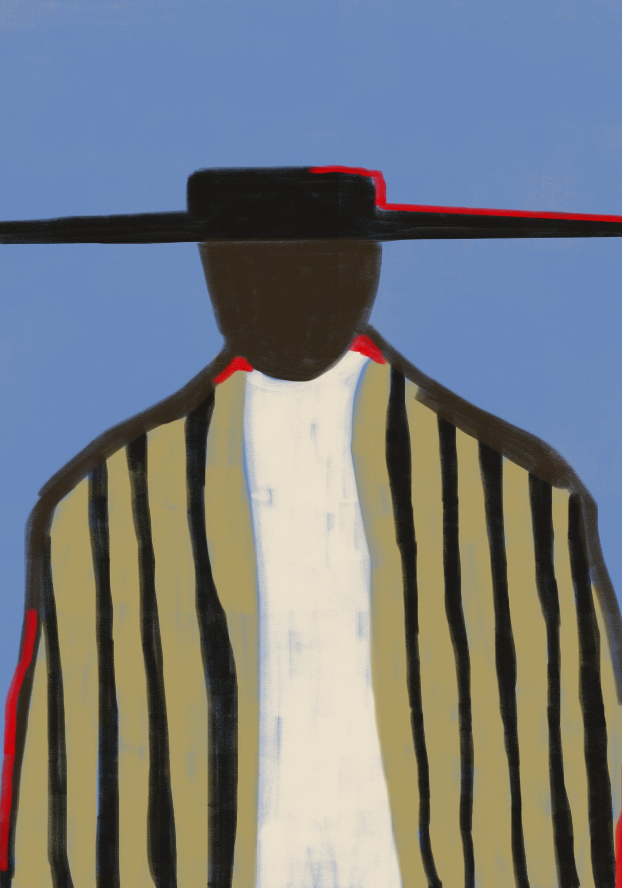 Bold Hat and Stripes New Mexico Style Poster och Canvastavla