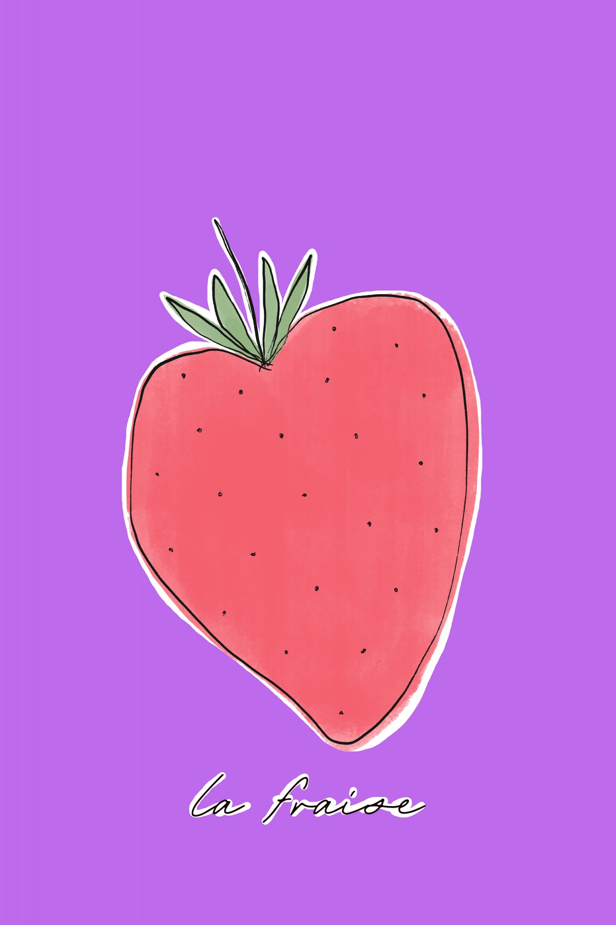 La Fraise Poster och Canvastavla