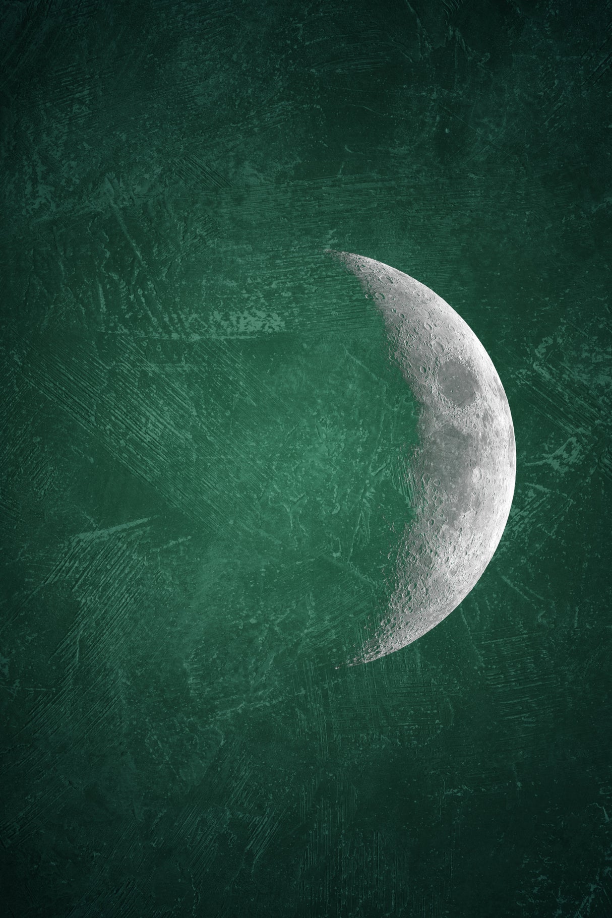 Jade Moon No5 Poster och Canvastavla