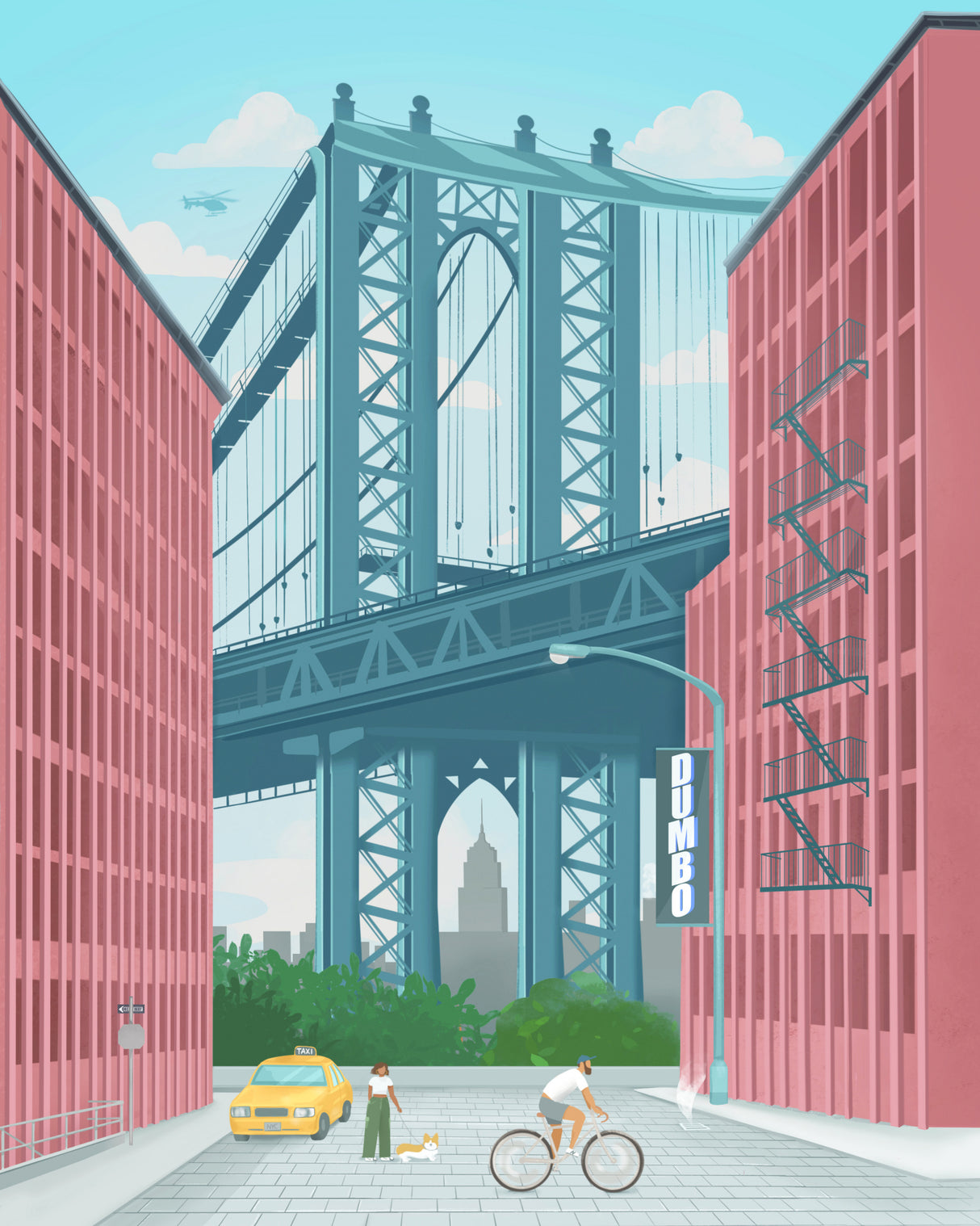Dumbo, New York Poster och Canvastavla