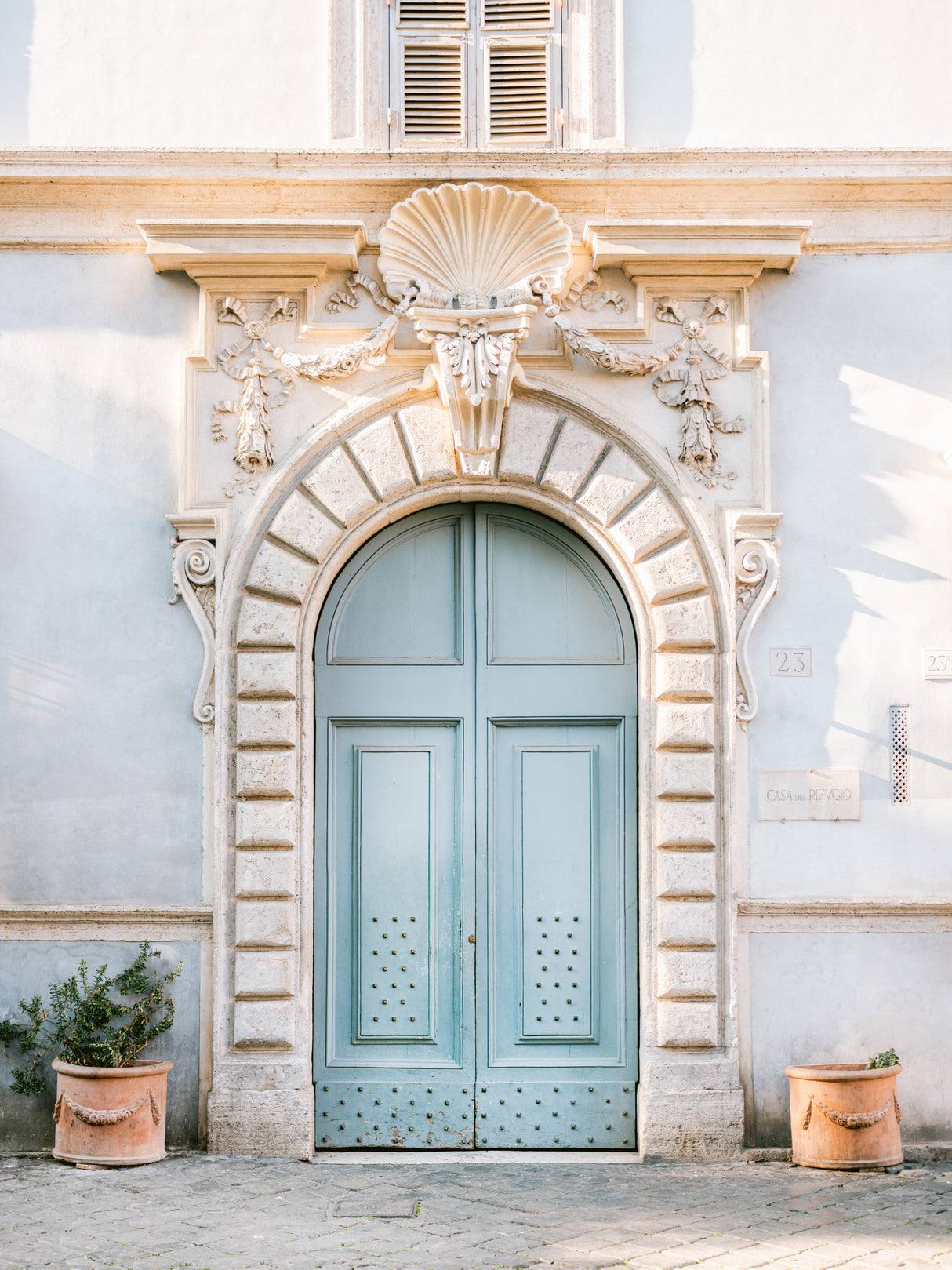 Blue tones of Rome - Italy travel photography Poster och Canvastavla