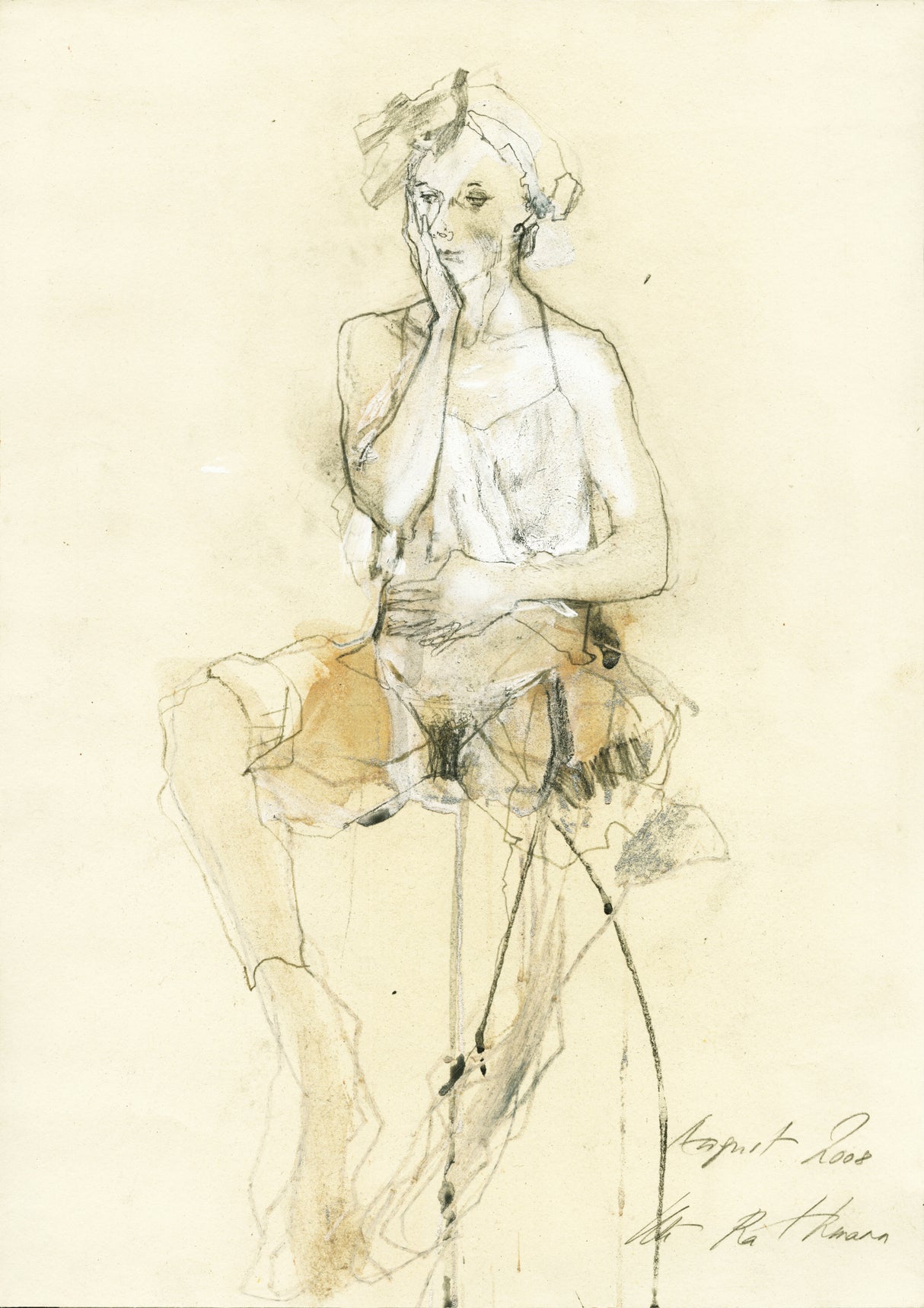 Hommage à Schiele XI Poster och Canvastavla
