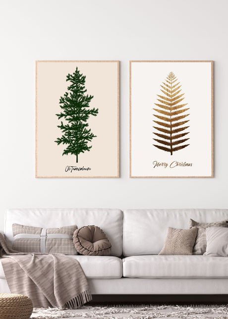 Oh Tannebaum (green) Poster och Canvastavla