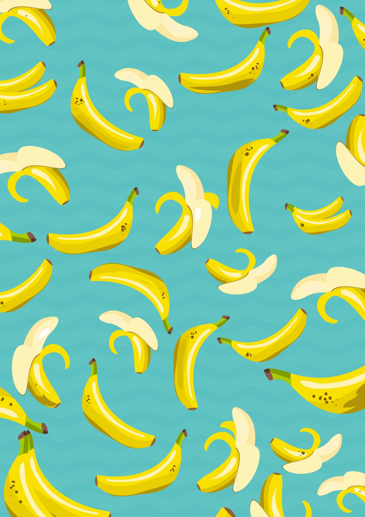 Bananas Poster och Canvastavla