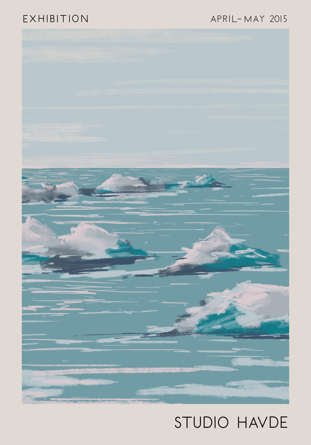 Studio Havde Seascape Poster och Canvastavla