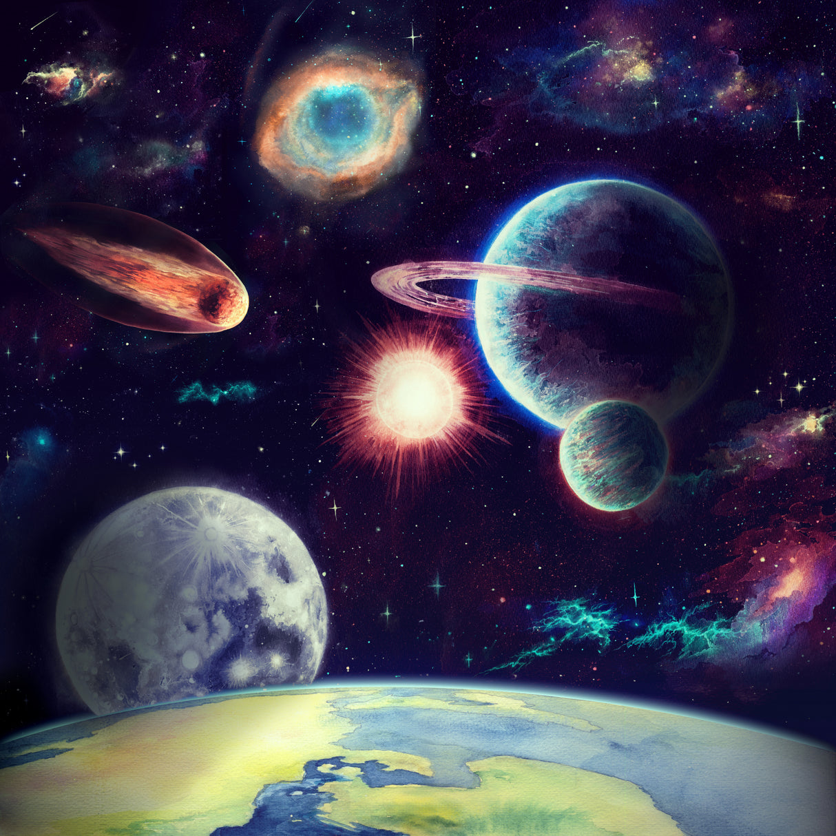 Out there Poster och Canvastavla