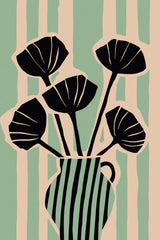 Stripedstilllifeno1 Fullsize Poster och Canvastavla