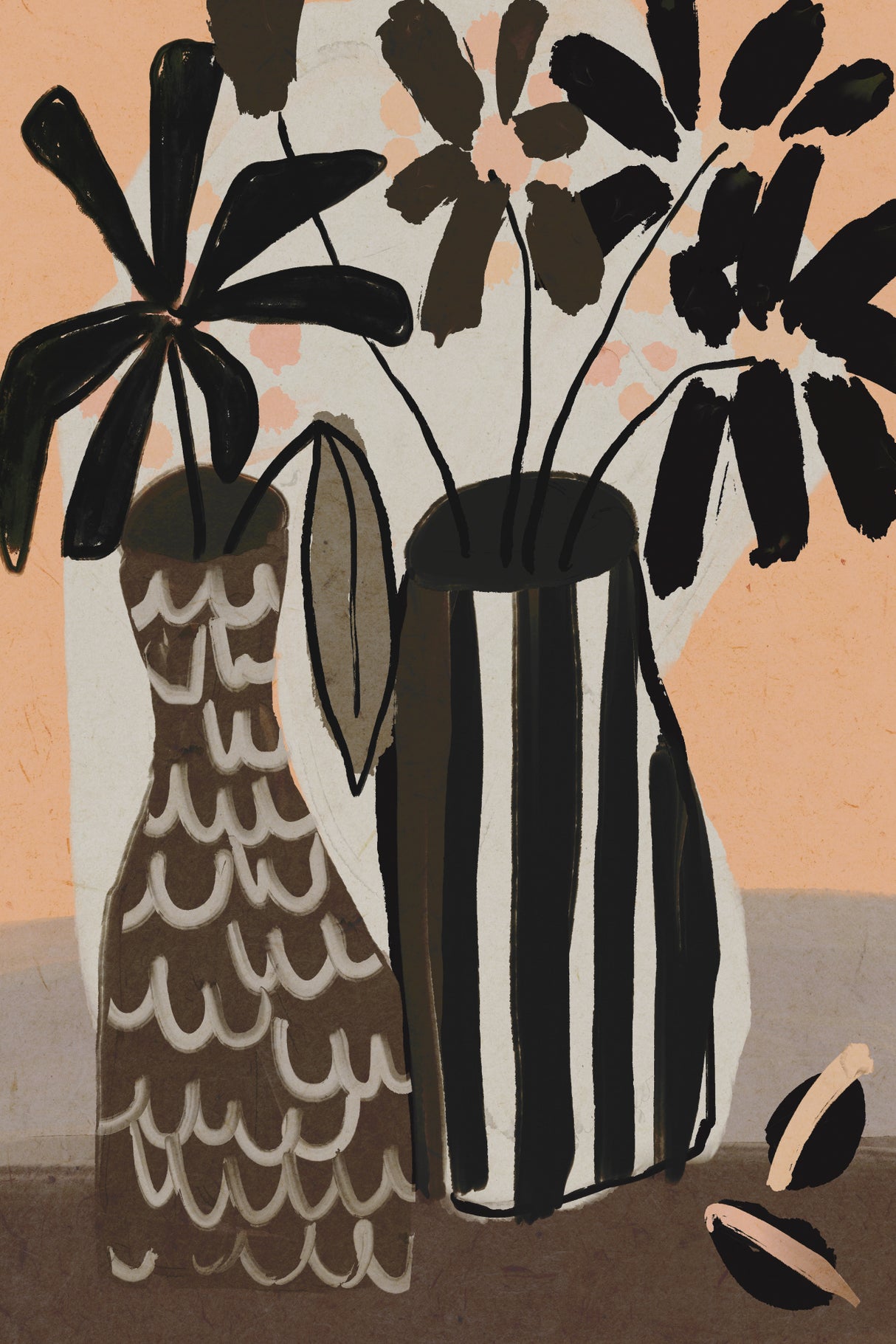 Stilllifewithvases Poster och Canvastavla