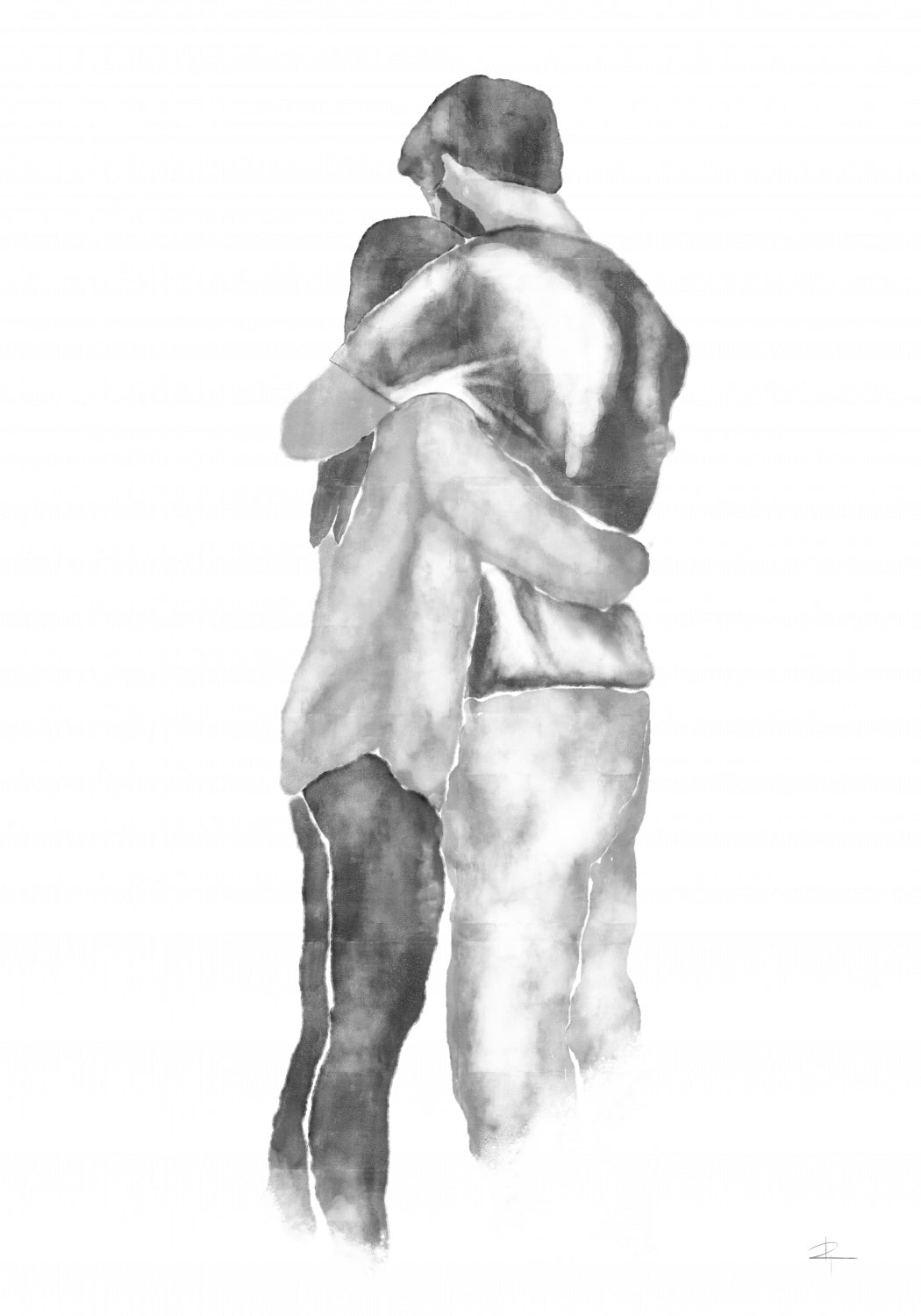 Embrace Poster och Canvastavla