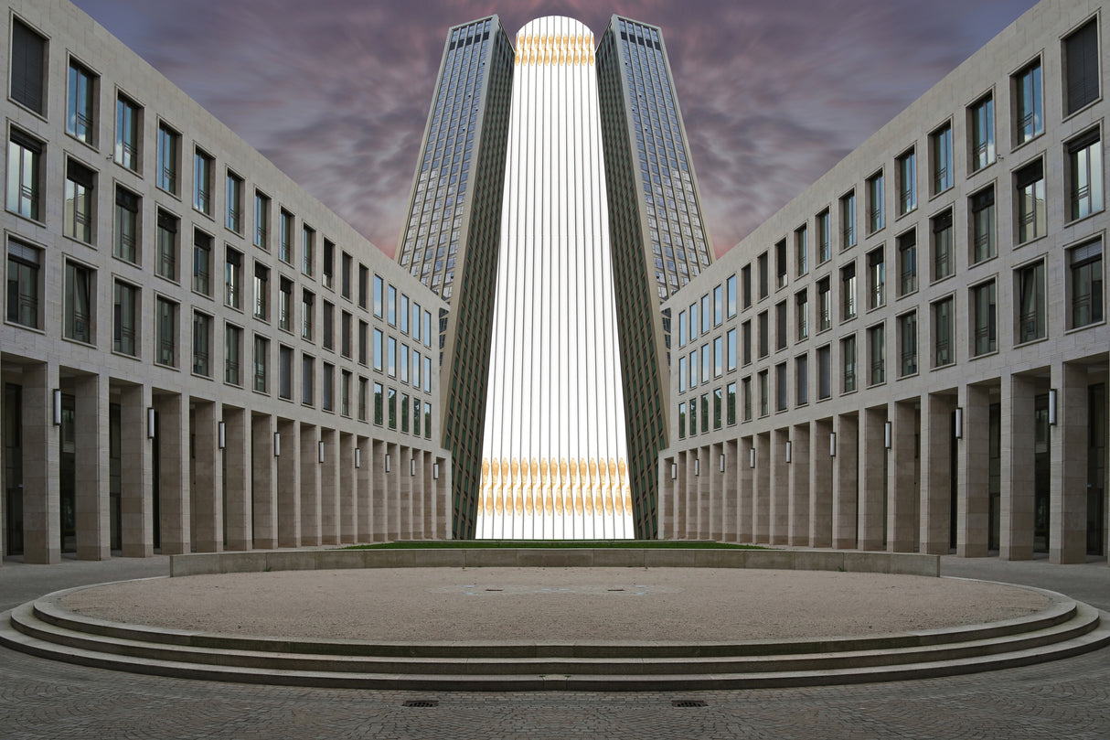 pencilizing tower185 Poster och Canvastavla
