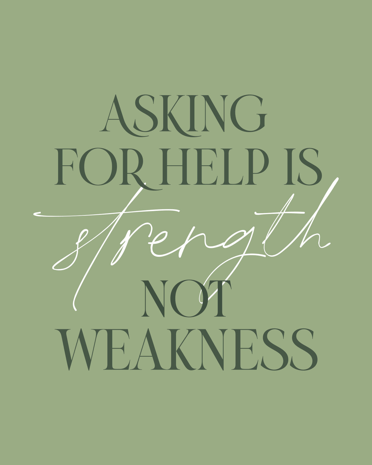 Asking Help Poster och Canvastavla