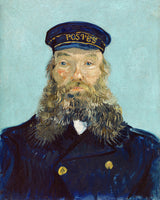 Vincent Van Gogh's Portrait of Postman Roulin (1888) Poster och Canvastavla