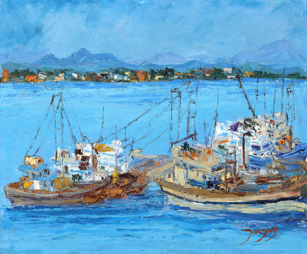 Boats Poster och Canvastavla