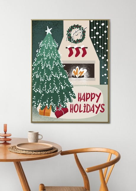 Cozy retro interior Poster och Canvastavla