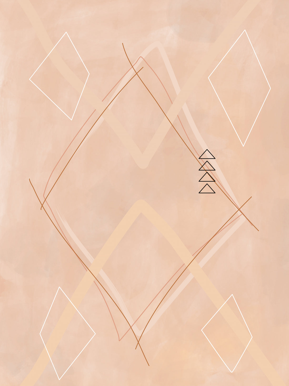 3x4 Aspectratiosoftpink20 Poster och Canvastavla