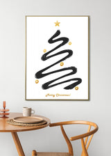 Merry Christmas Poster och Canvastavla