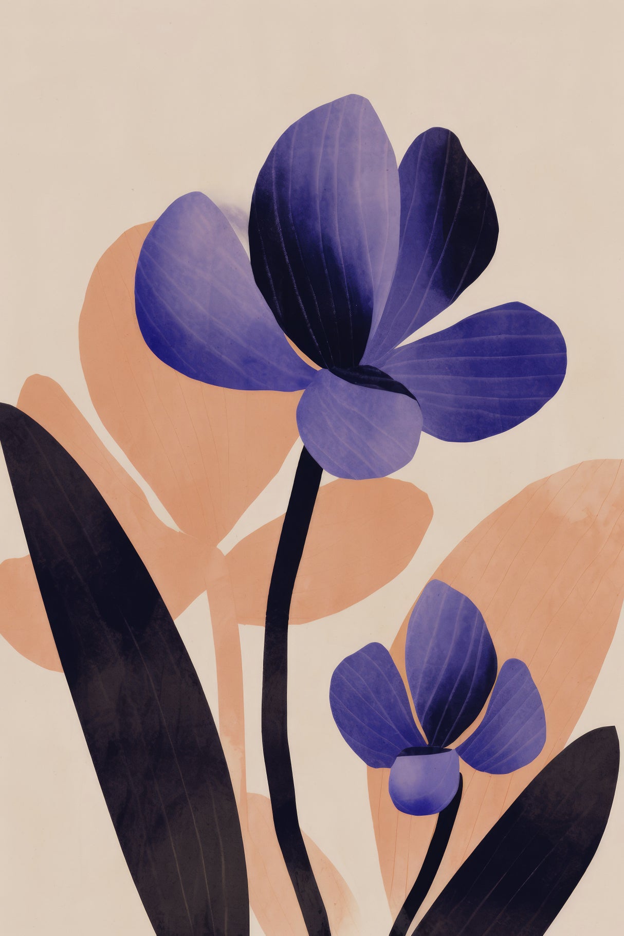 Purple Beauty No 2 Poster och Canvastavla