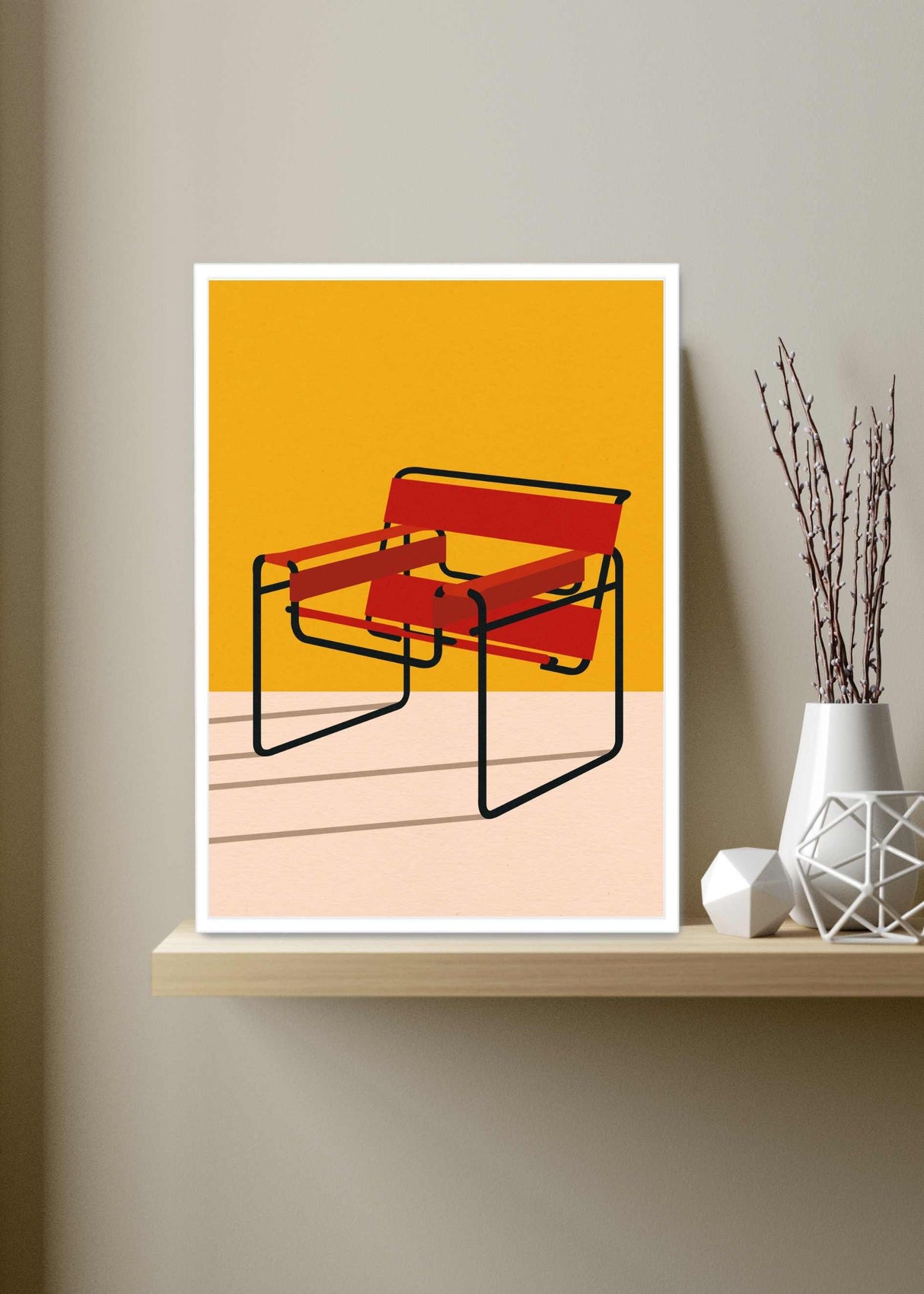 Wassily Chair Marcel Breuer Poster och Canvastavla