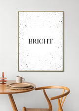 Bright Poster och Canvastavla