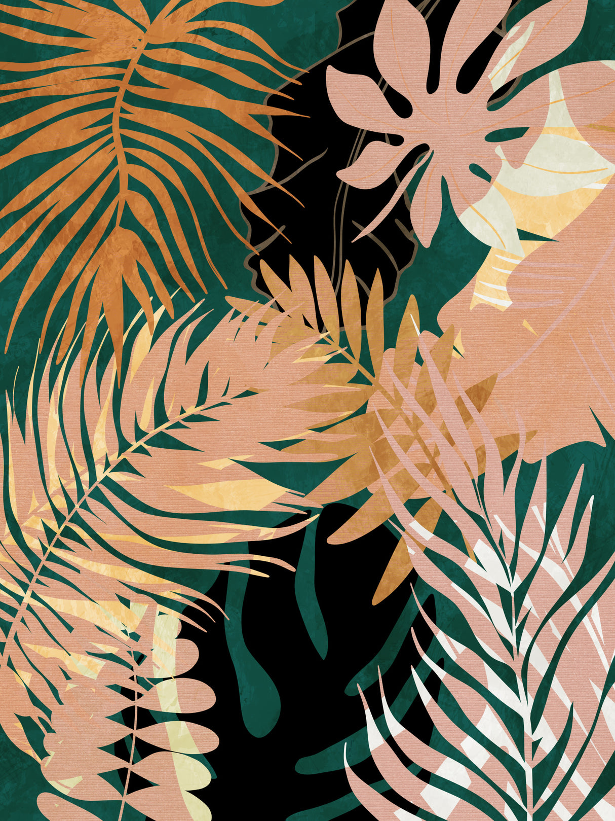 Leaves Summerly Poster och Canvastavla