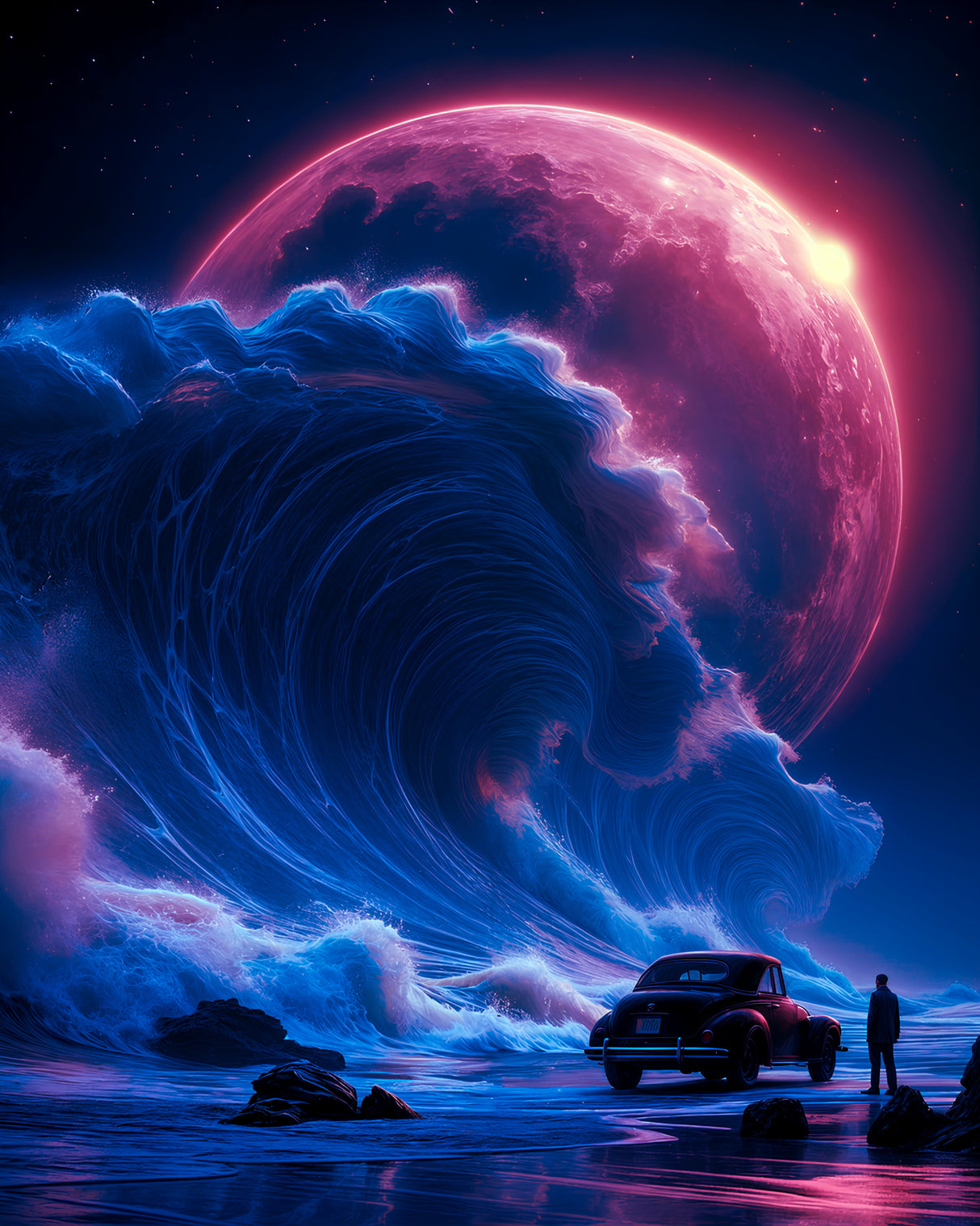 The great wave Poster och Canvastavla