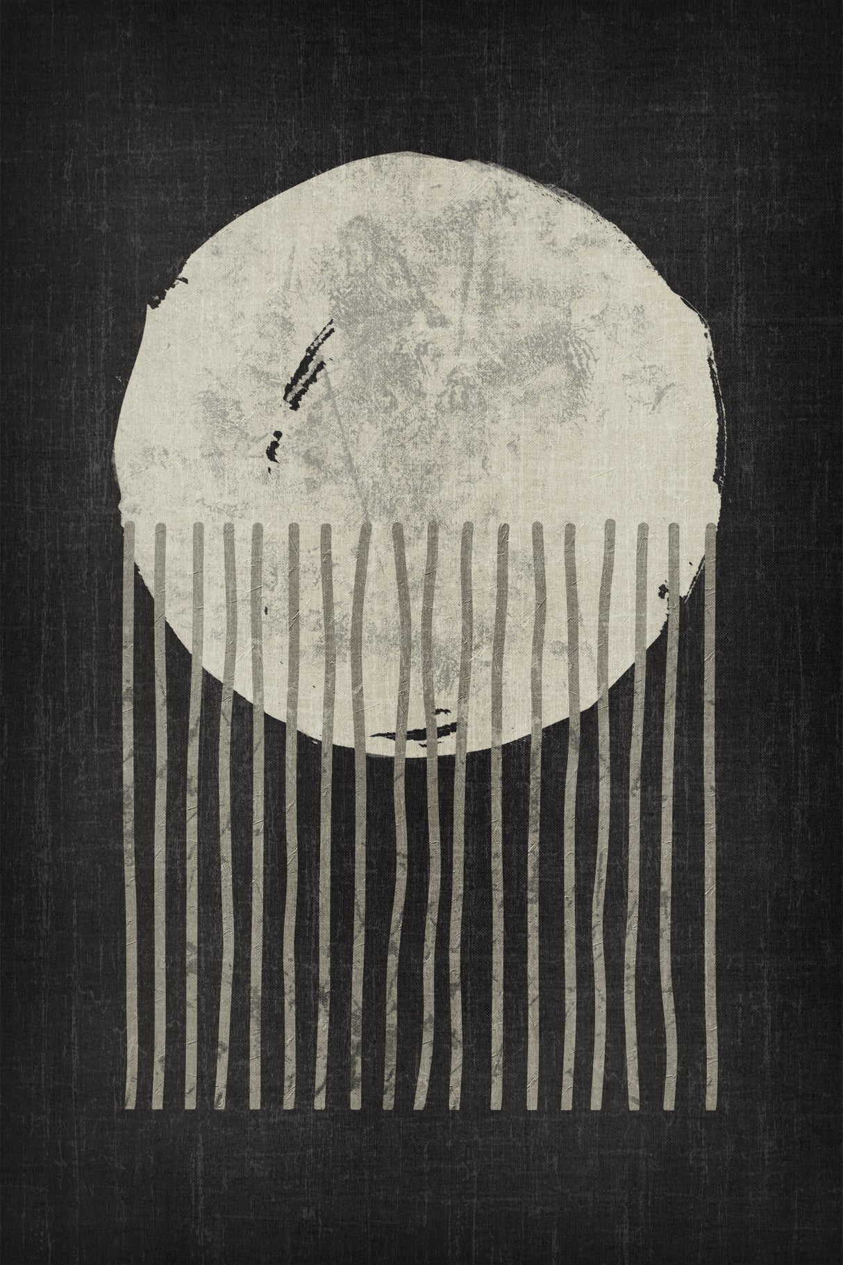 The Cool Round Jellyfish Poster och Canvastavla
