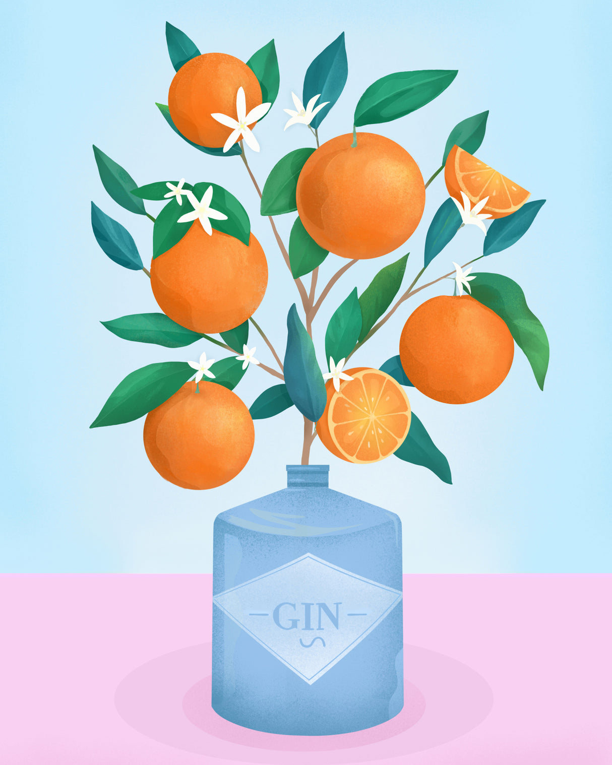 Oranges Poster och Canvastavla