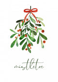 Christmas Mistletoe Poster och Canvastavla