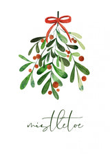 Christmas Mistletoe Poster och Canvastavla