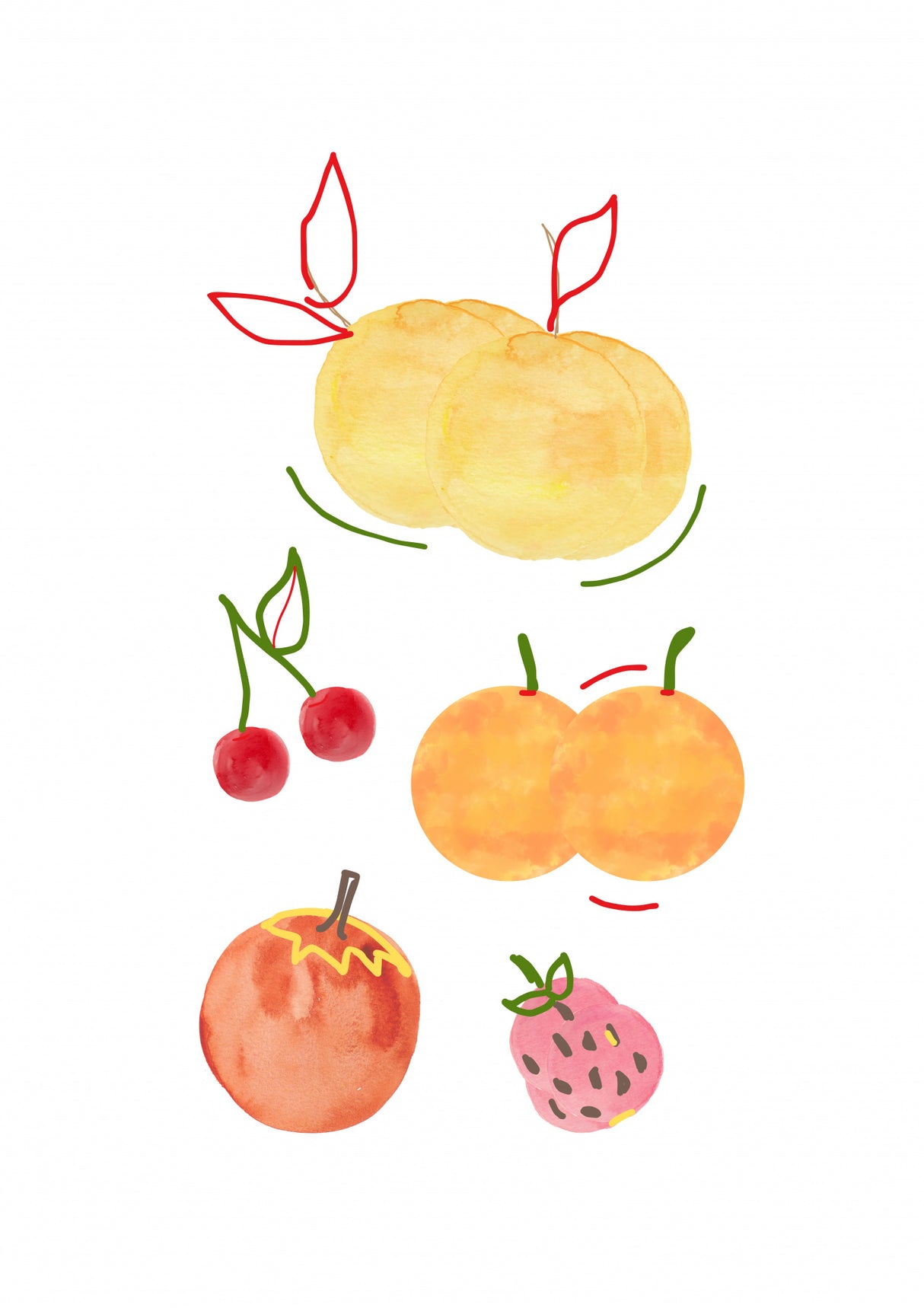 Fruit Fiesta Poster och Canvastavla