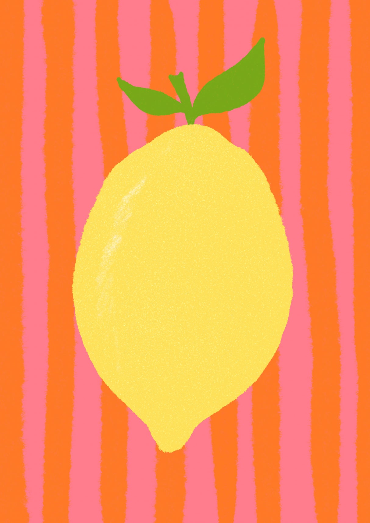 Limone Pink Poster och Canvastavla