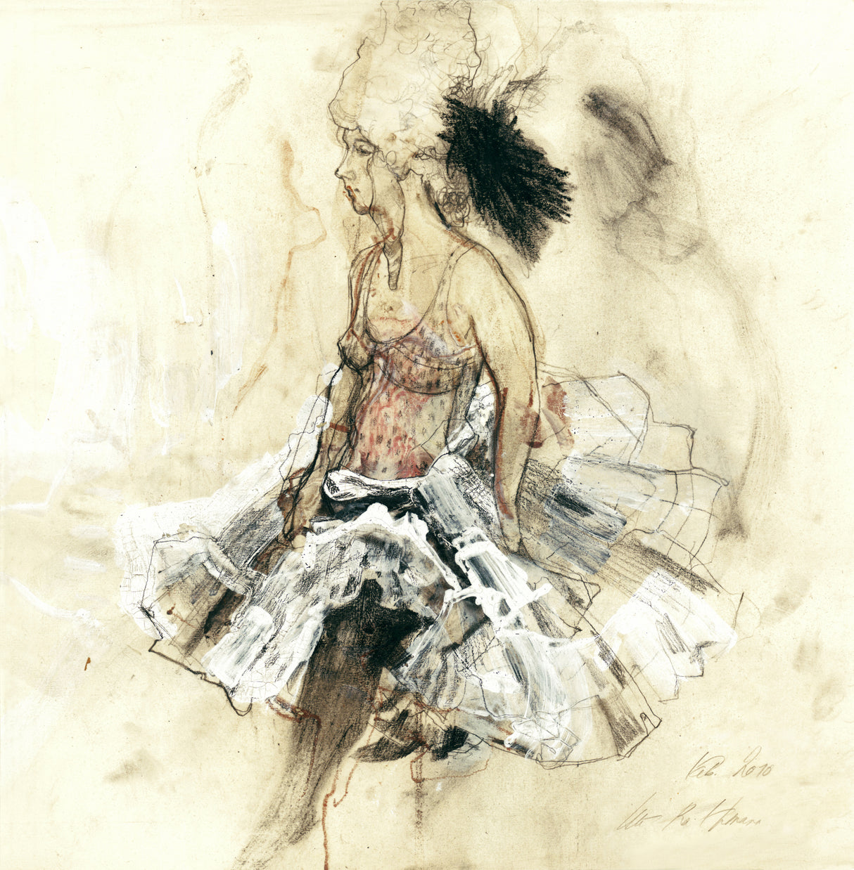 Hommage à Degas VII Poster och Canvastavla
