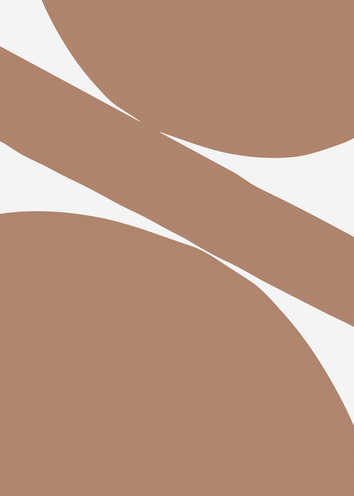 Abstract Mocha Poster och Canvastavla
