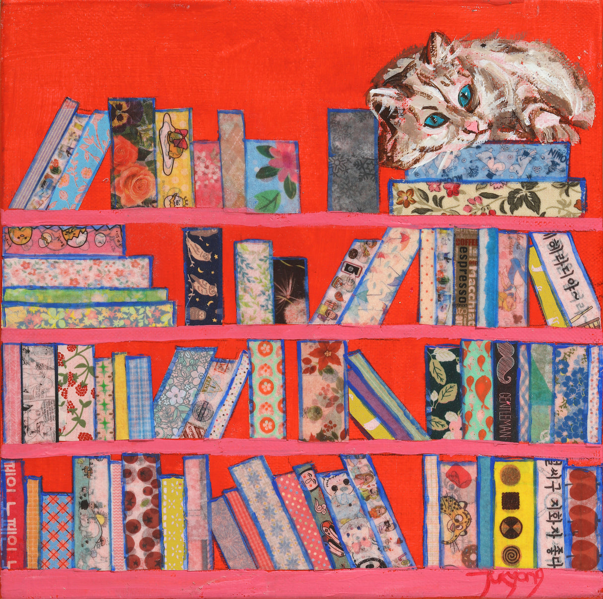 Book Cafe Poster och Canvastavla