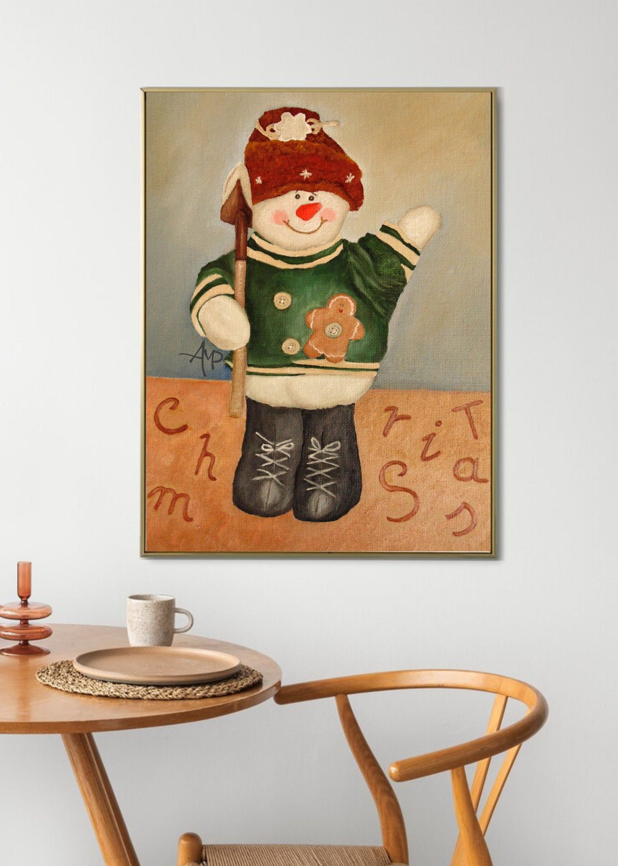 Snowman Junior.png Poster och Canvastavla