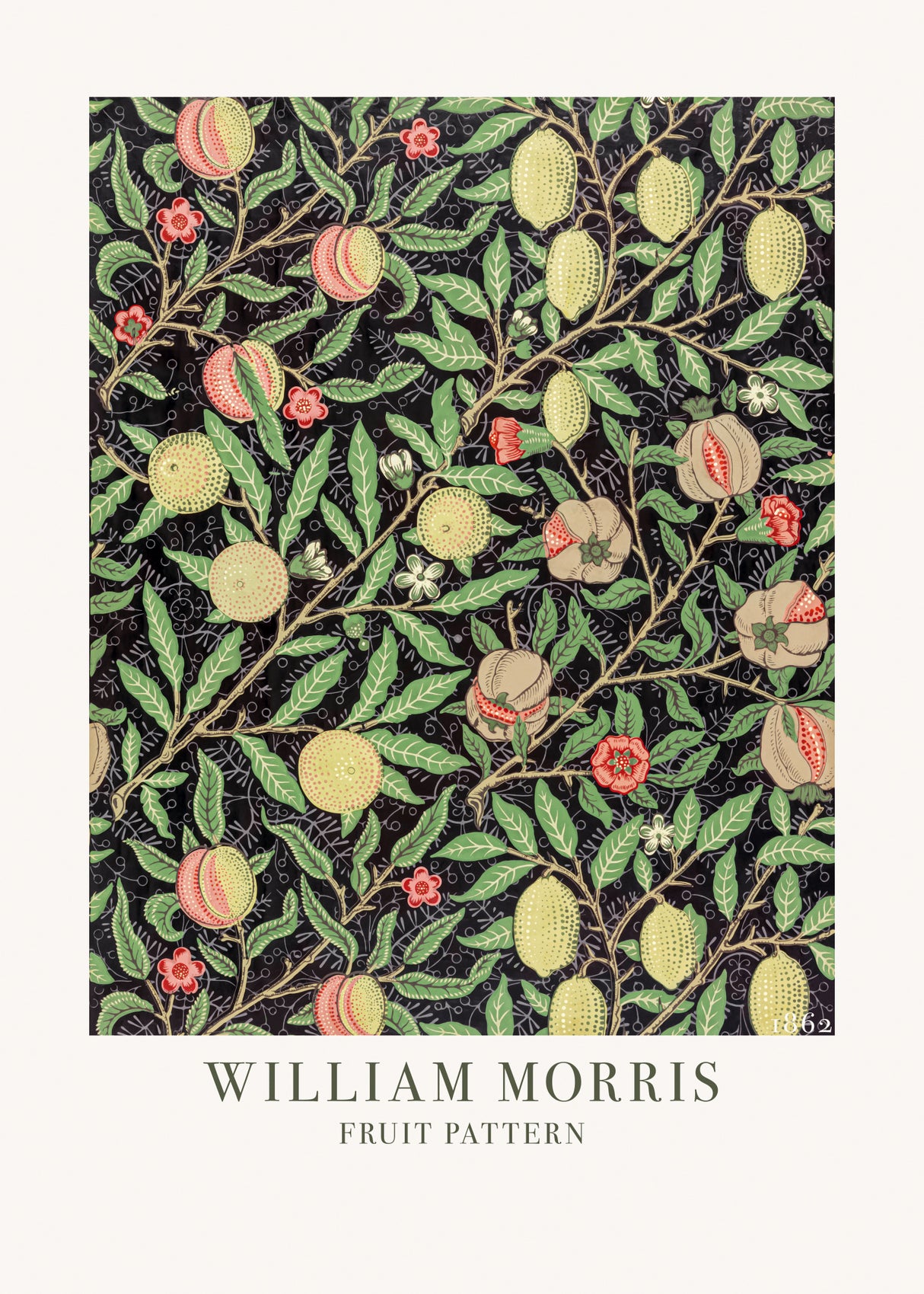 Fruit Pattern Poster och Canvastavla