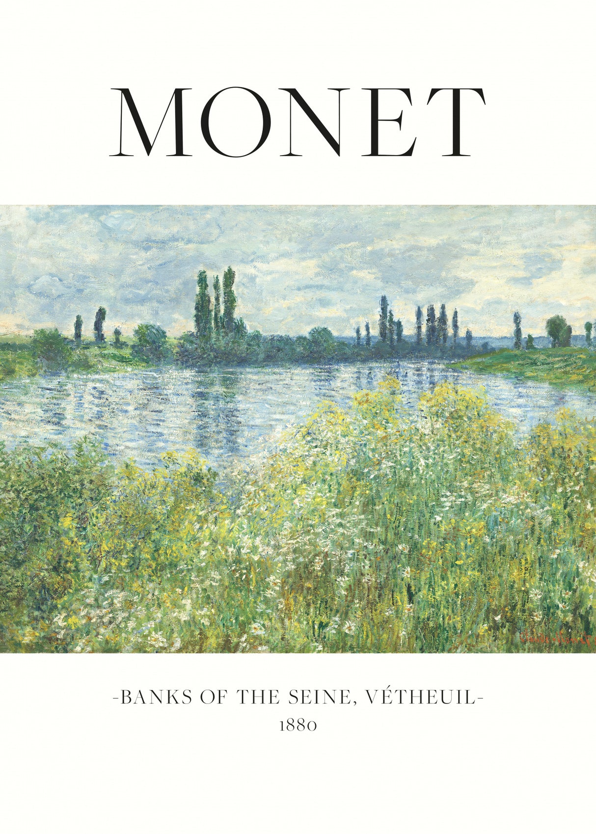 Banks Of The Seine Poster och Canvastavla