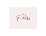 Fearless Poster och Canvastavla