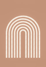 Rainbow lines Poster och Canvastavla