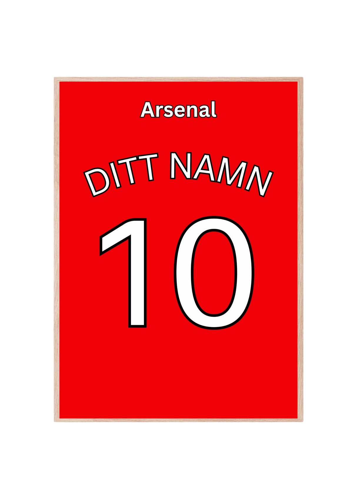 Arsenal poster med namn
