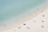 Aerial beach view Poster och Canvastavla