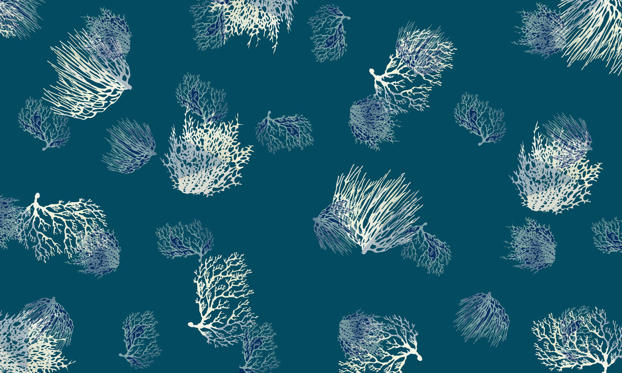 Blue Coral Mix Poster och Canvastavla