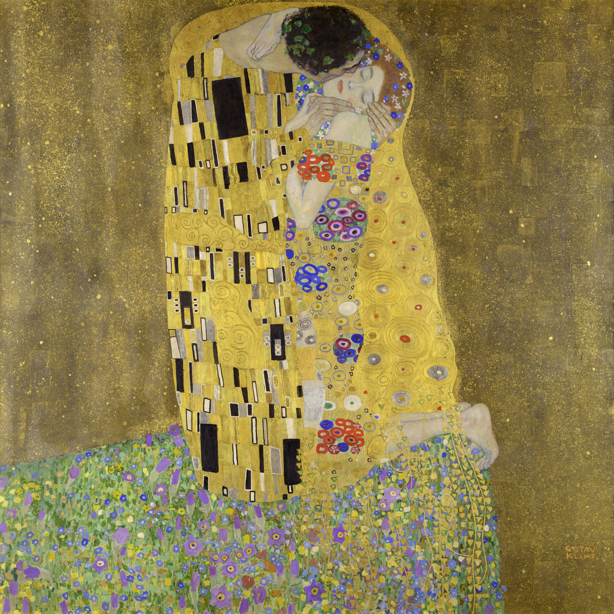 The Kiss (1907–1908) Poster och Canvastavla