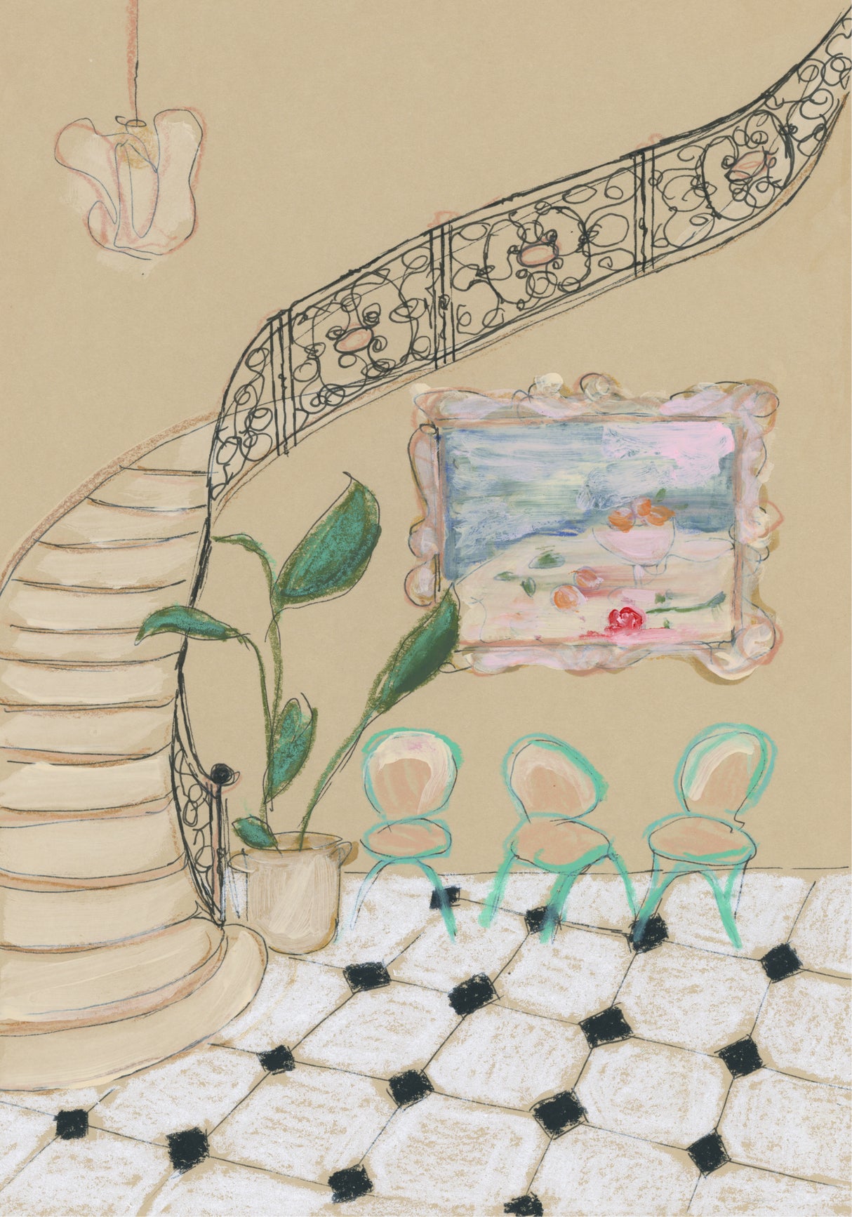 Museum Day 70x100 Poster och Canvastavla