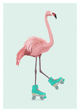 Flamingogo Poster och Canvastavla