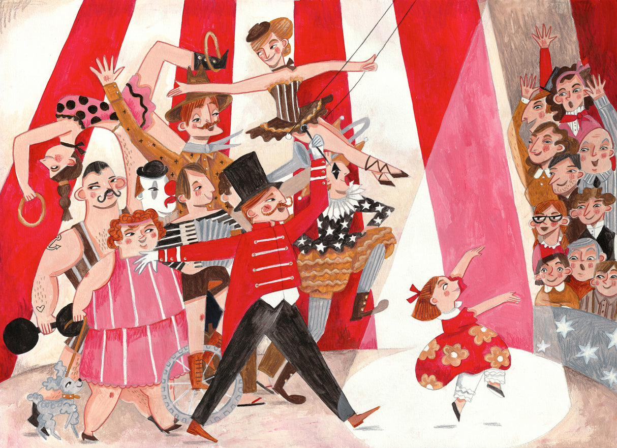 Circus in the city Poster och Canvastavla